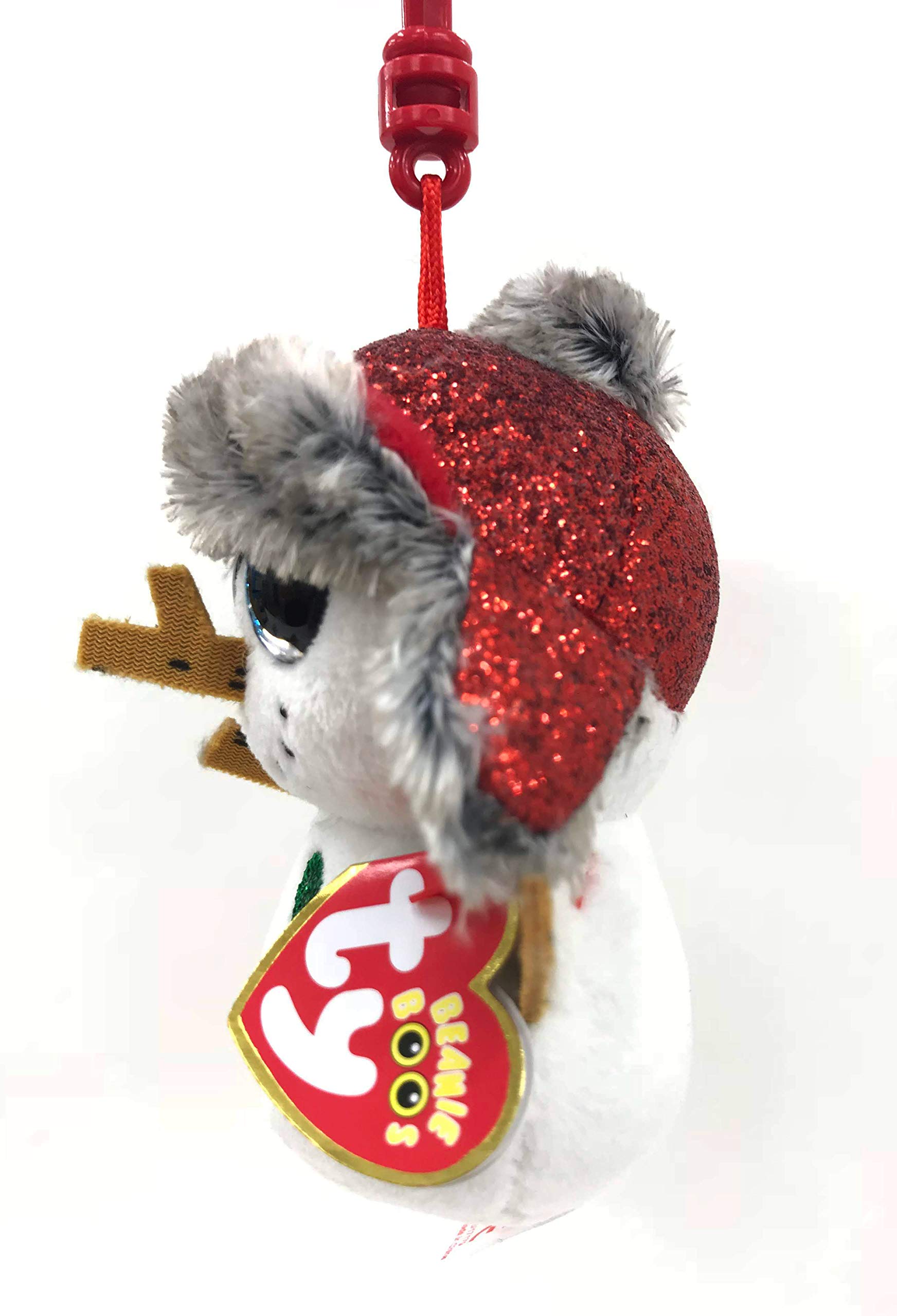 Amazon.co.jp: Ty ビーニーブーズ バトンズ (雪だるま) キーホルダー